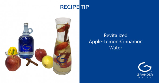 Revitalized Apple-Lemon-Cinnamon Water