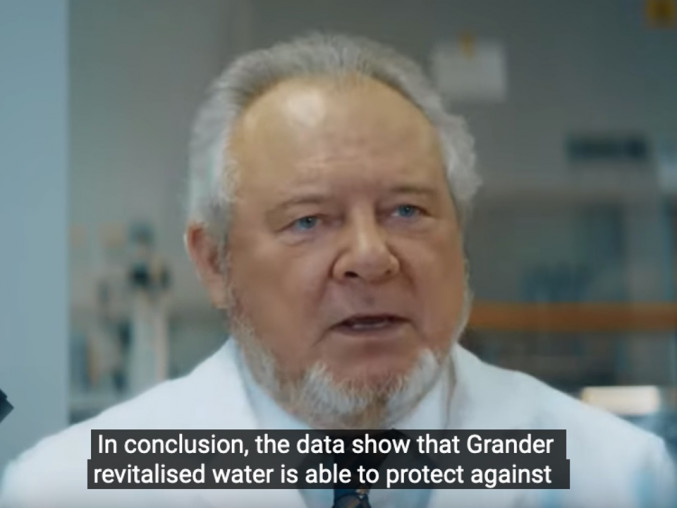 Prof. Dr. Dartsch: “GRANDER WATER® can prevent oxidative